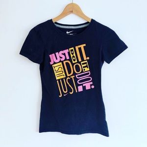 Pink/Orange Nike Just Do It Althletic T Shirt